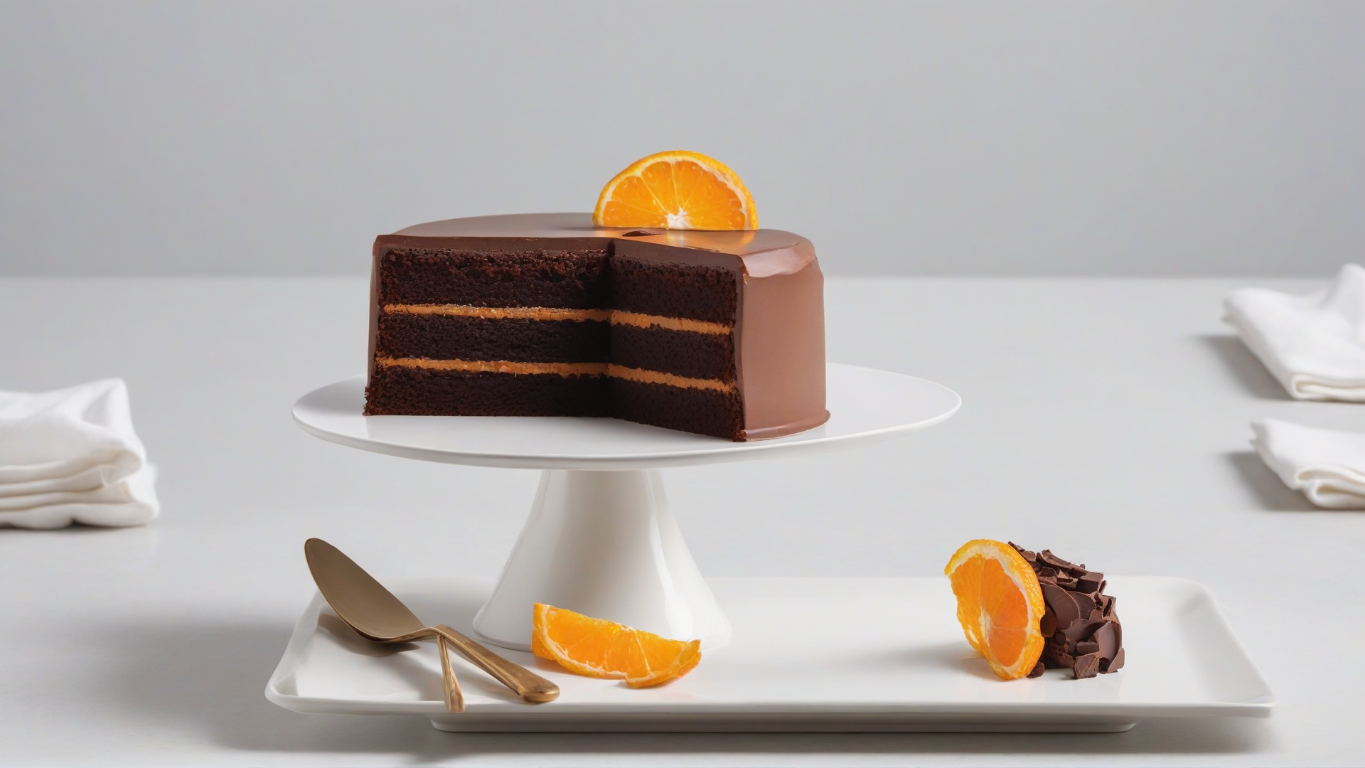 torta arancia e cioccolato